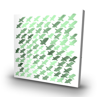 pattern x - 32"x32" art on canvas