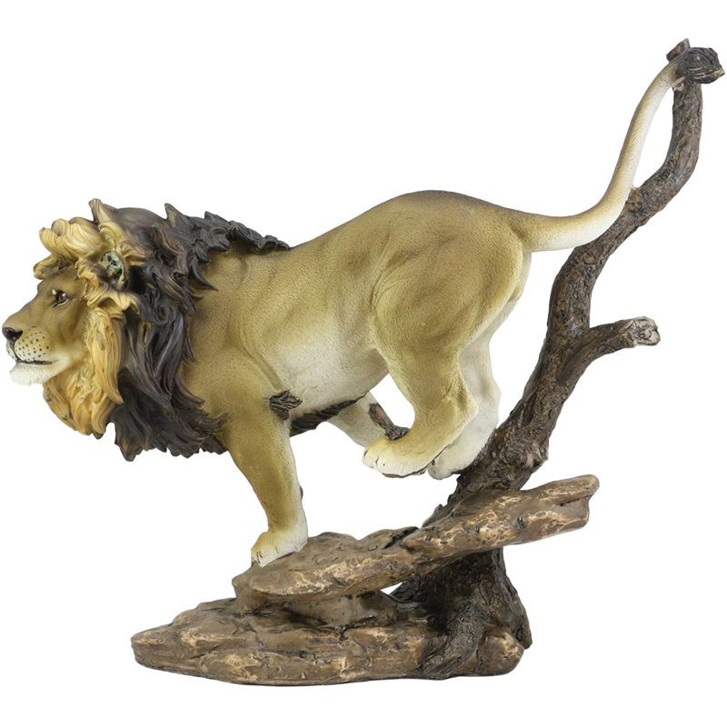 Figurine Nifleim, lion d'Afrique, roi de la jungle
