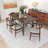 Keonne 6 - Person Solid Wood Solid Wood Top Four Leg Dining Set