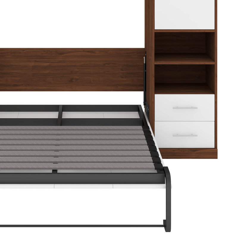 Lit escamotable avec armoire Murphy, Lit double