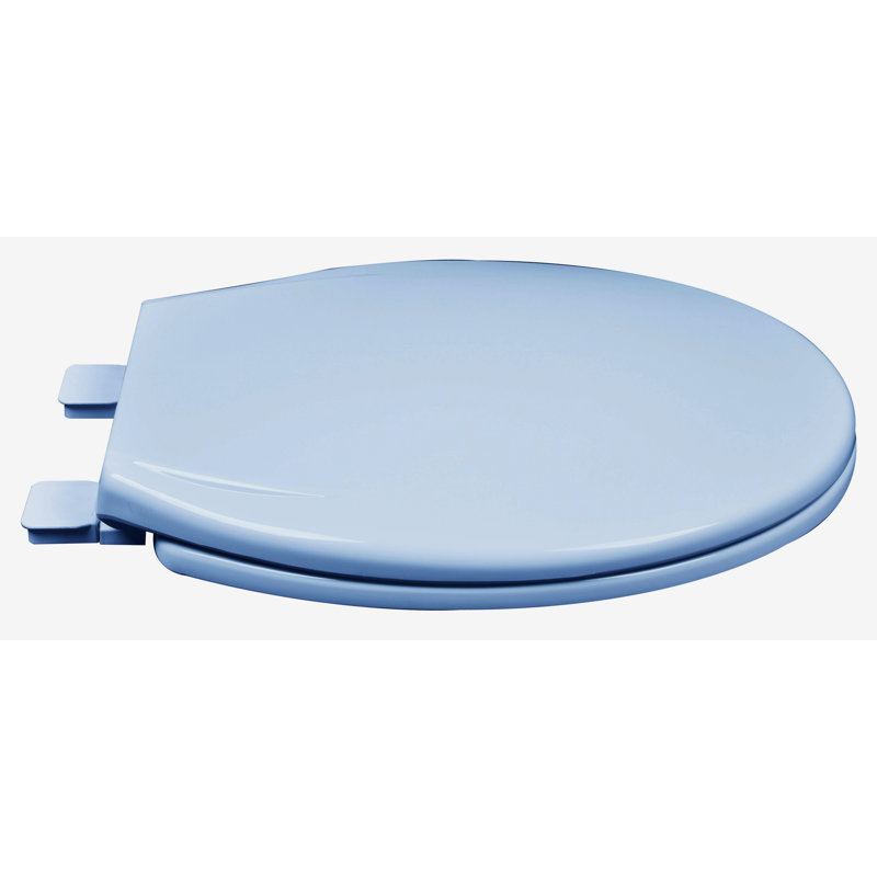 Round Toilet Seat and Lid, Regency Blue