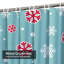 Rideau de douche Christmas avec 12 crochets-173994497