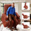 Fauteuil inclinable électrique avec fonction de massage, adapté aux personnes âgées, 3 positions réglables, 2 poches latérales et porte-gobelets, similicuir-635007243