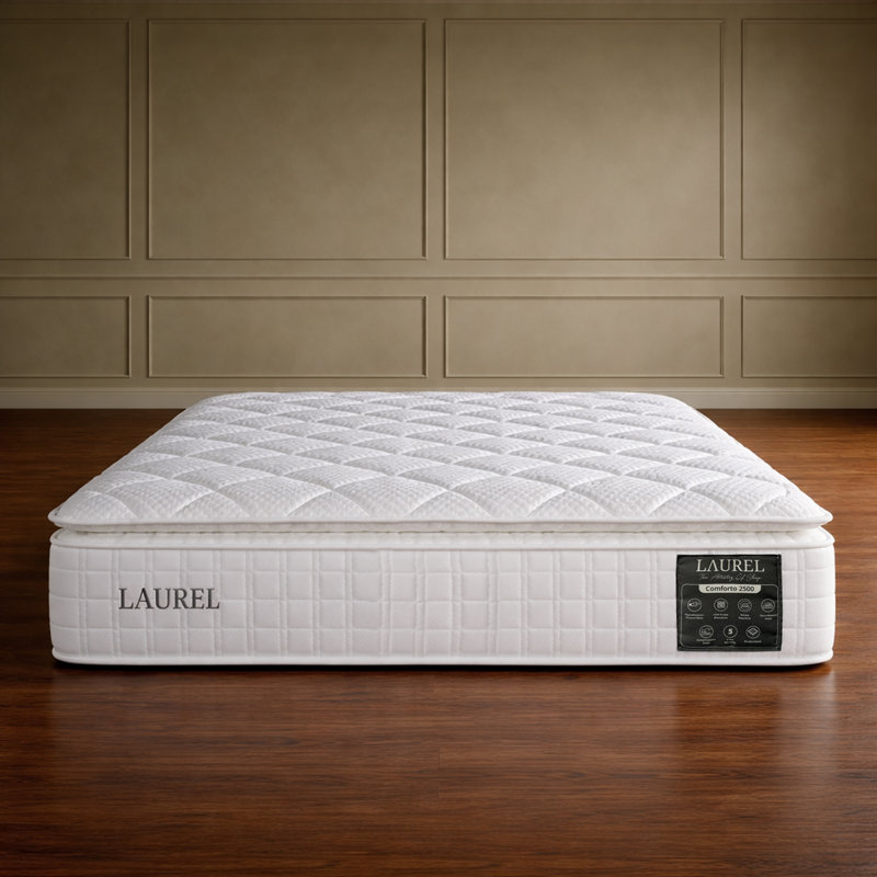 Laurel Comforto 2500 Pocket Memory Foam Mattress Desire Deco Ltd Pocket Sprung 2500 Mattress, Kingsize (5')