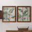 Modern Fronds II - ensemble de 2 peintures sur toile encadrées-384959710-384959711