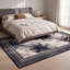 Tapis Marlowe moderne à l'aquarelle abstraite grise et noire, lavable à la machine, antidérapant, à poils courts, pour intérieur et extérieur, adapté aux animaux domestiques, idéal pour le salon, la chambre, la salle à manger, l'entrée, le corridor ou le bureau.-614270126