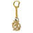 Feng Shui Import 2'' W Gold Key Chain