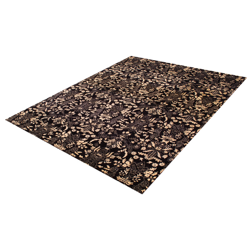 Tapis unique en laine noué à la main 9 pi x 11 pi 8 po nouvel âge Ellendale
