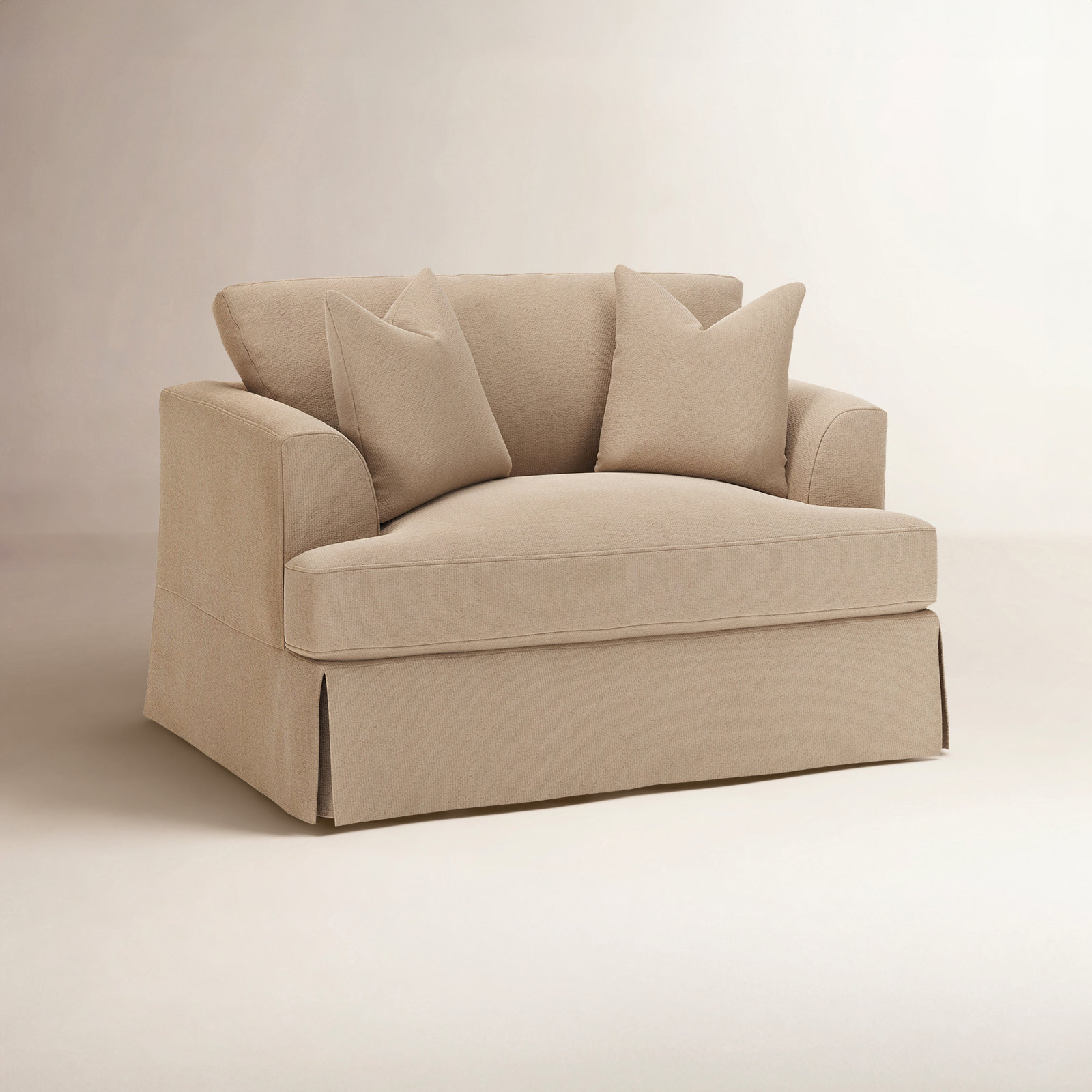 Lucia Armchair - Custom Upholstery by Wayfair™, Bella Toast Performance Velvet