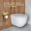 Porte-papier hygiénique avec tablette, porte-rouleau moderne pour salle de bain, 1 pièce, fixation murale