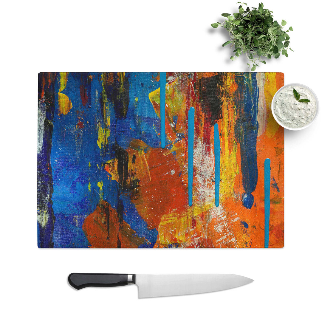 Tempered Glass Art Painting Vol.358 Chopping Board
