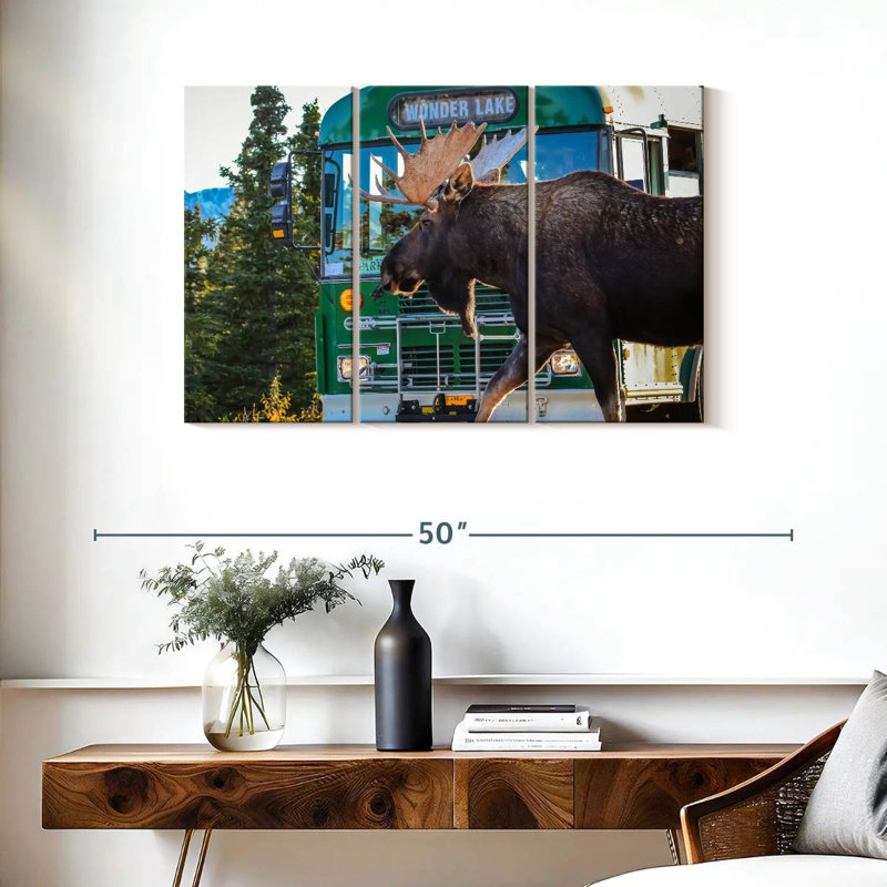 Denali Moose, 24" H x 38" W