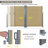 Manual Retraction Side Awning in Beige-60039990-118914418