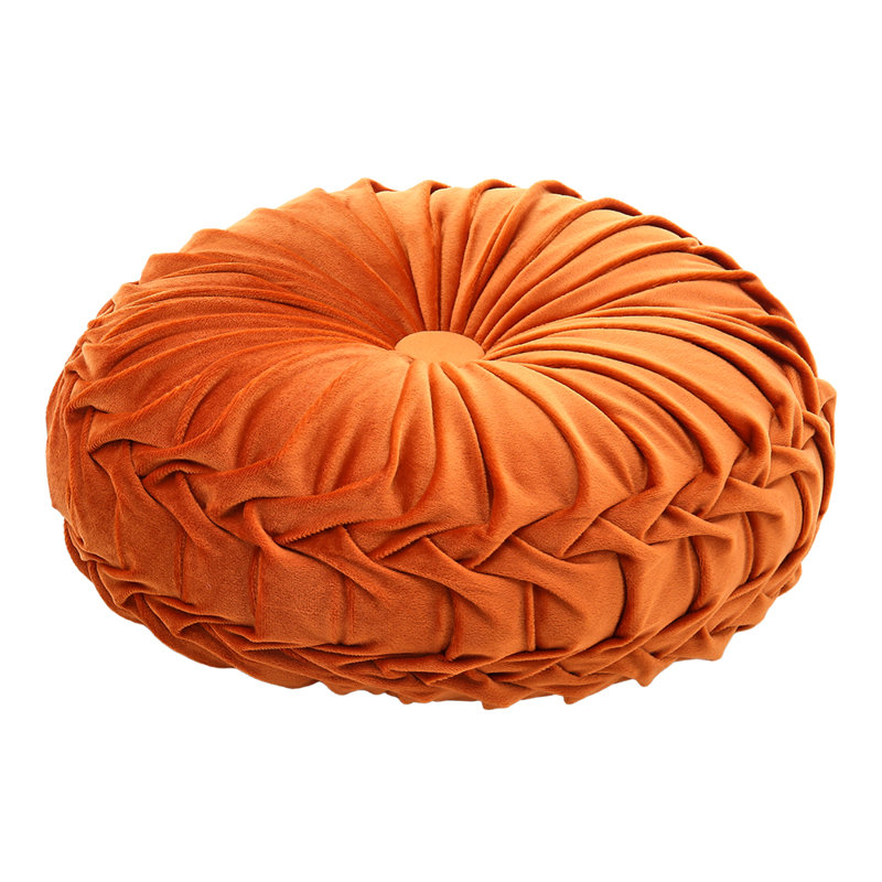 Benancio Circular Cushion Pad, 5cm H x 45cm W, Orange