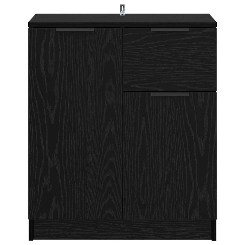 60cm Sideboard, Black Oak