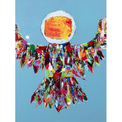 Owlstronaut on Blue par Jphono 1 - Peinture