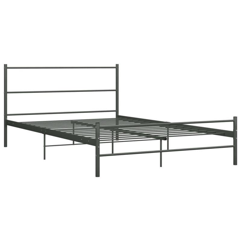 Del Mesa Metal Bed Frame, black, 160 x 200cm