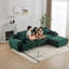 Canapé moderne en mousse à mémoire de forme compressée, grands canapés modulaires pour le salon, canapé modulaire Cloud pour animaux de compagnie, tissu en velours côtelé, causeuse très profonde, aucun assemblage requis, idéal pour plusieurs espaces-1255768735