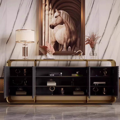 Italian luxury-style entrance hall cabinet