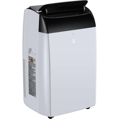 Climatiseur portatif, climatiseur portatif 12 000 BTU, unité de climatisation avec refroidissement, déshumidification et ventilateur, fonctionnement silencieux et mobilité facile, télécommande, qualité de l'air améliorée pour la maison et le bureau
