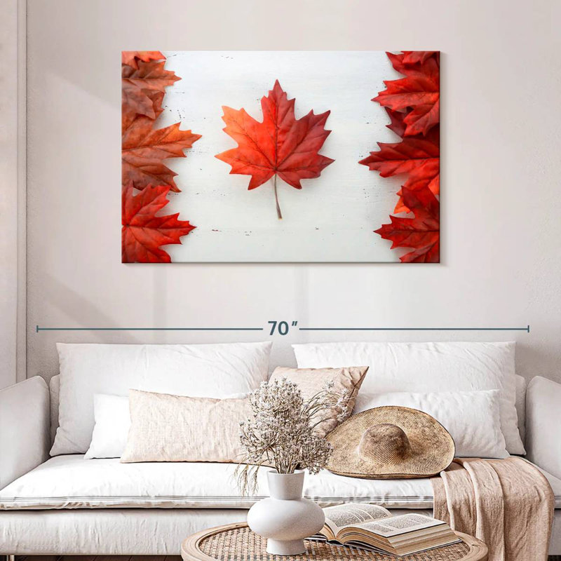 Borges Maple Leaf, 30" H x 45" W