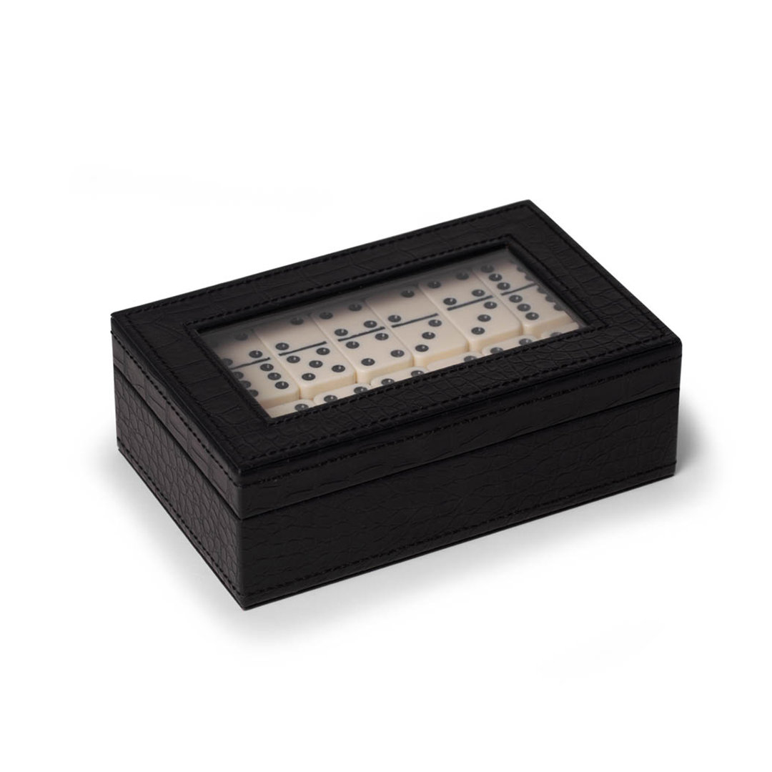 Bey-Berk Leather / Faux Leather Dominoes Bey-Berk