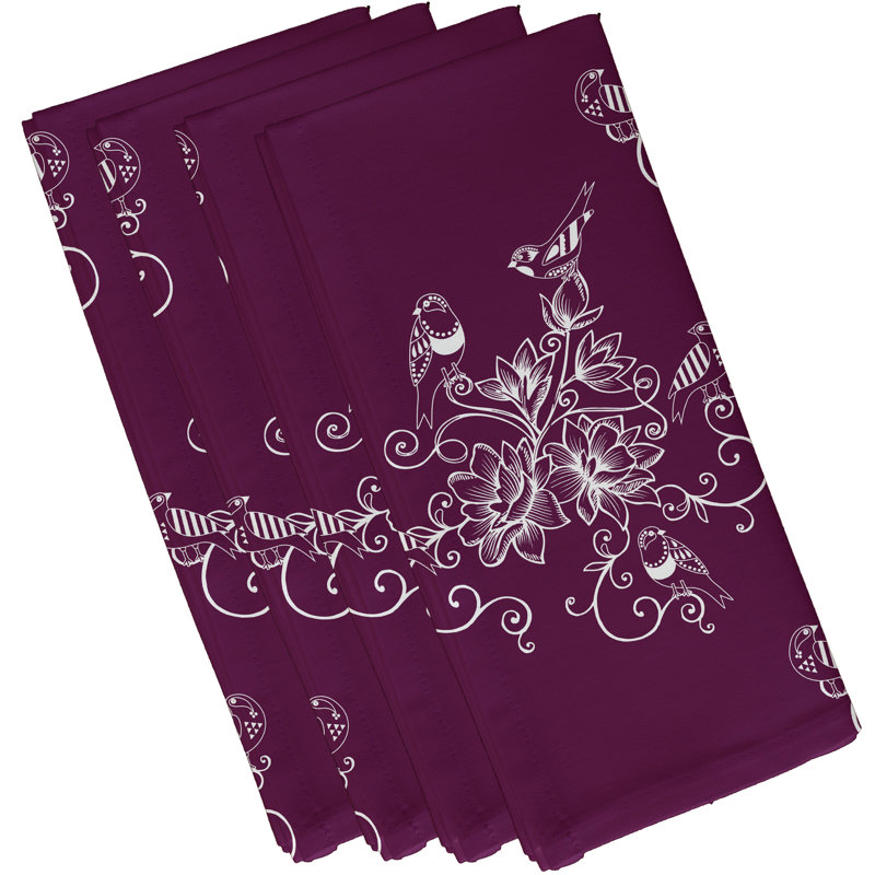 Serviette 22 "Aspacio, Violet