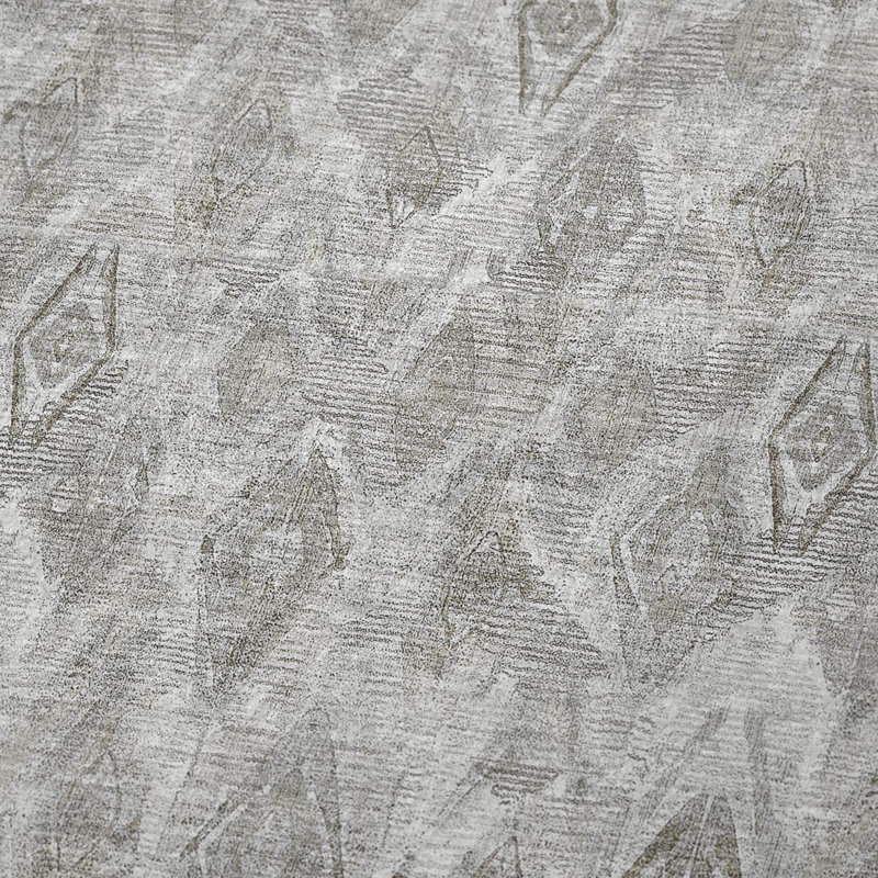 Jeté en laine Sherpa ASB622 Addison, Argent argent