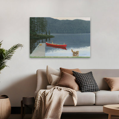 Animaux et bleu Happy Place III, art