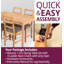 4 - Person Solid Oak Dining Set-87460562