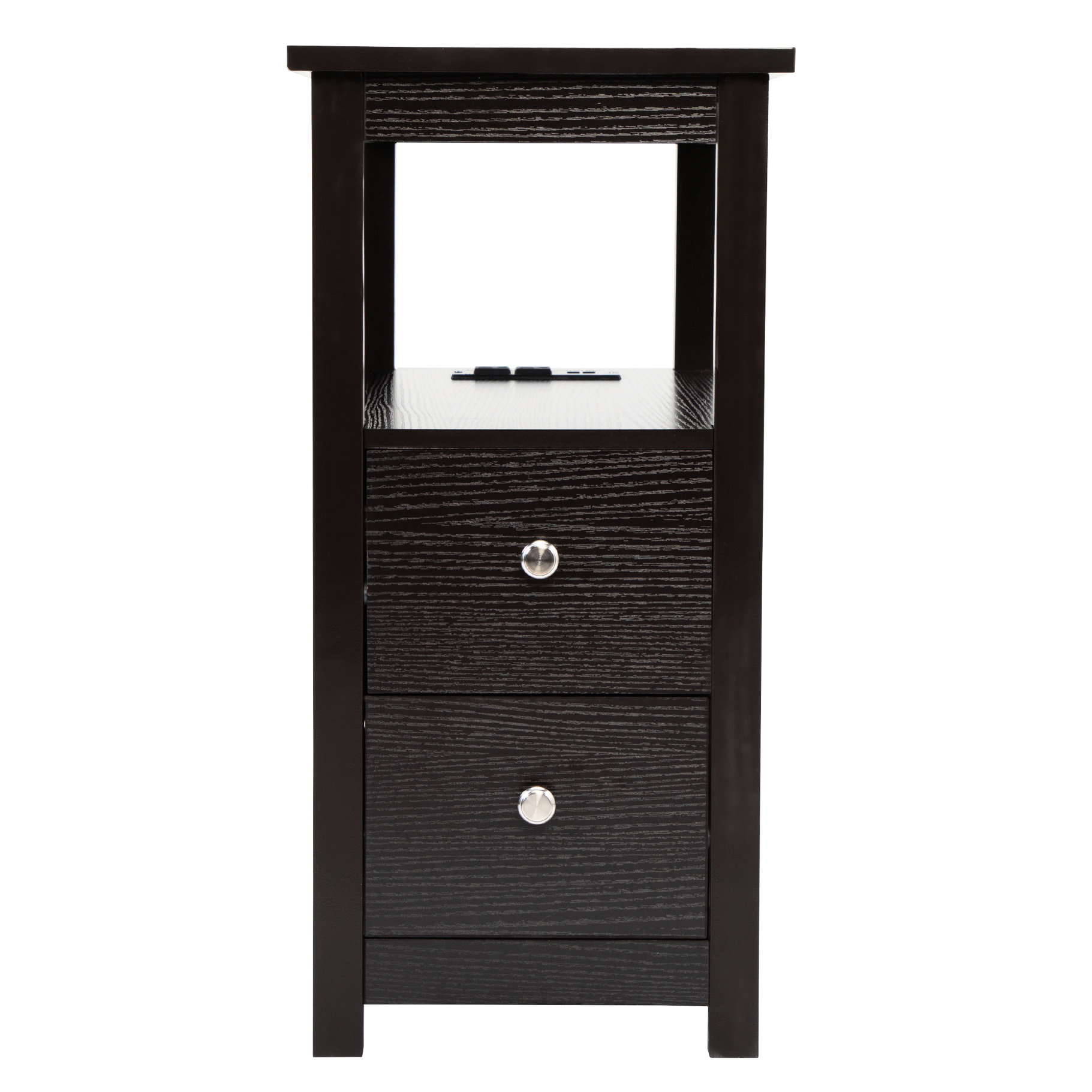 Red Barrel Studio® Space - Saving 2 Drawer Bedside Cabinet With