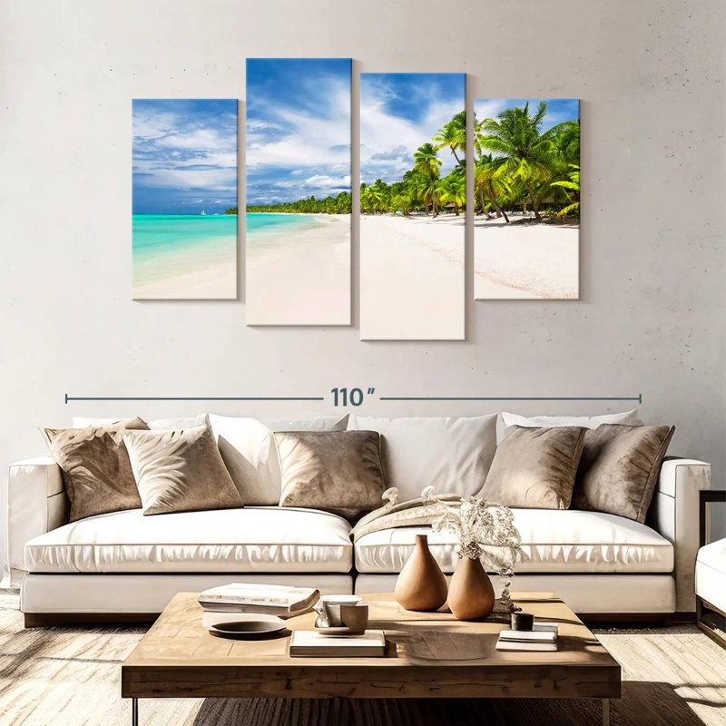 Gillard Saona Island Shore, 54" H x 84" W