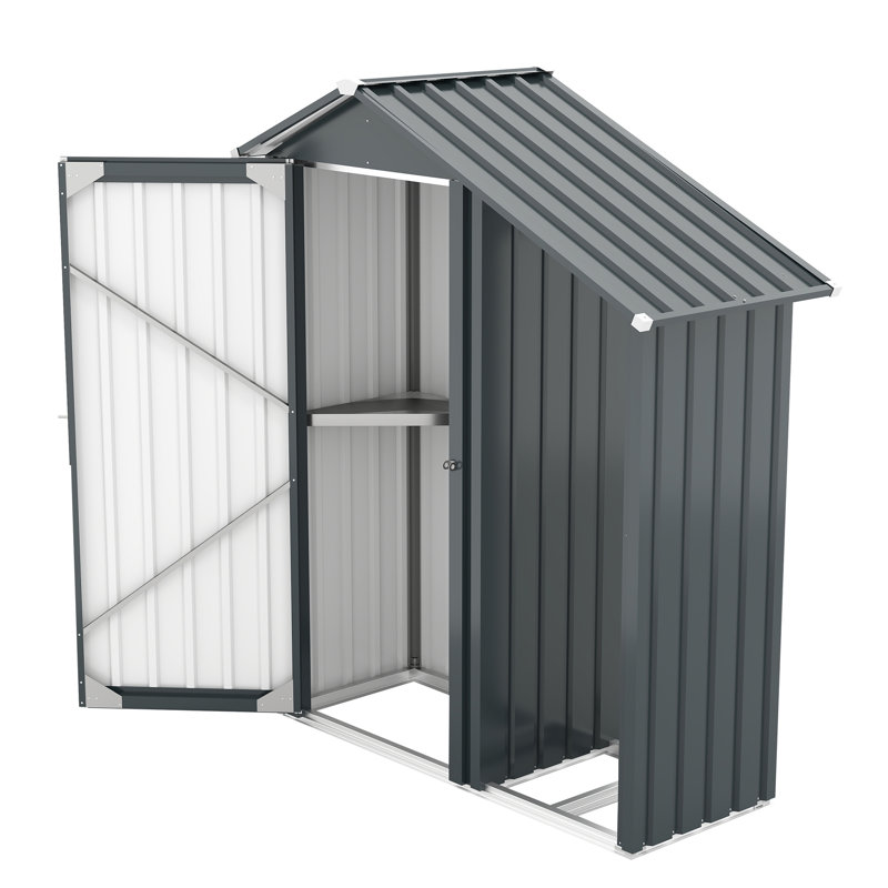 56" Outdoor Metal Shed,High Quality Galvanized Iron Sheet