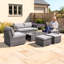 Englis Metal 2-Person Seating Group with Cushions