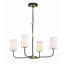 Lustre classique à 4 lumières Manolo-826329893