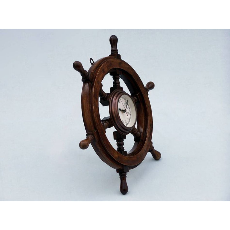 Horloge murale analogique 12 po everton, Cuivre antique