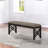 Gimlet Fabric Upholstered Bench