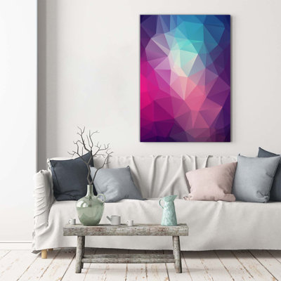 Abstraction Background - Wrapped Canvas Print