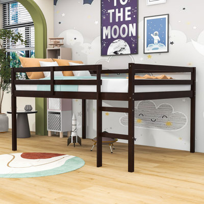 Khyri Modern Full Loft Bed With Spacious Storage by Harriet Bee