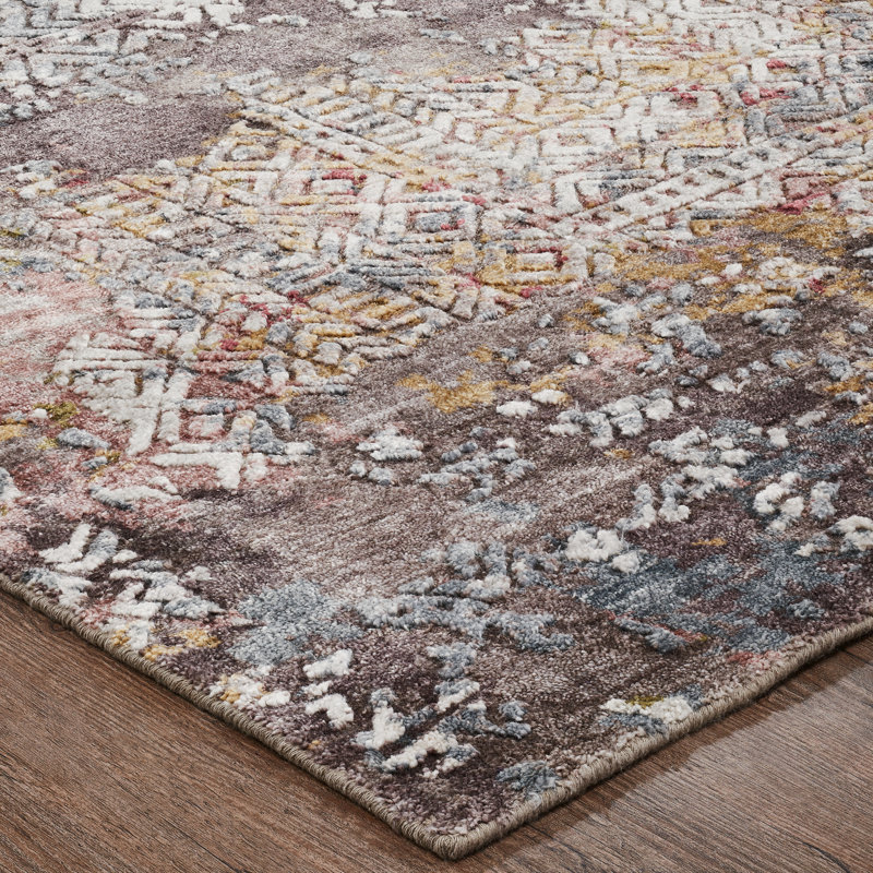 Hand Knotted Area Rug, Rectangle 6' x 9'