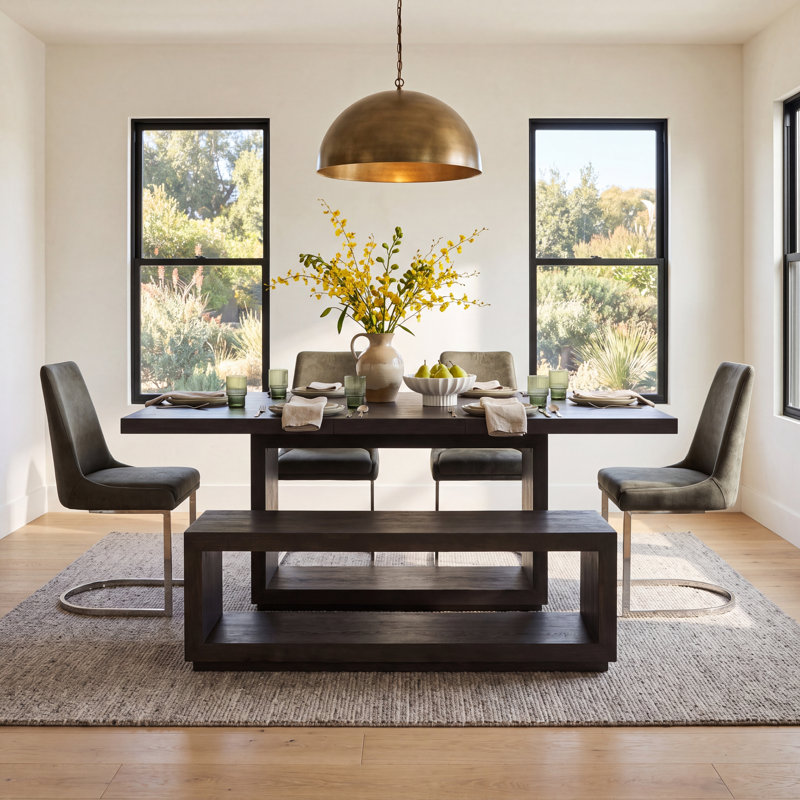 Eloise Extendable Solid Wood Dining Set
