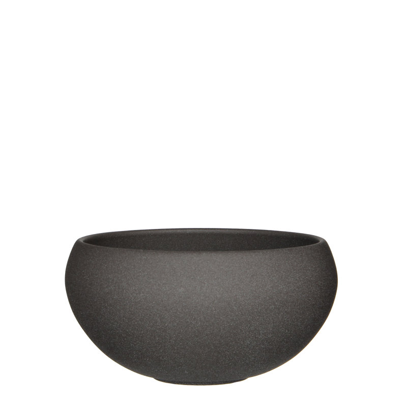 Bol décoratif en céramique Origin, Gris foncé