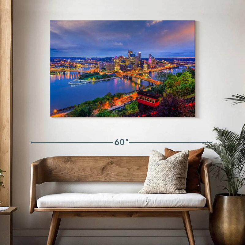 Soirée Sireci à Pittsburgh, H 32 po x l 48 po