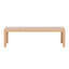 Grandes tables de patio, table basse en bois d'acacia, maison d'extérieur rustique moderne