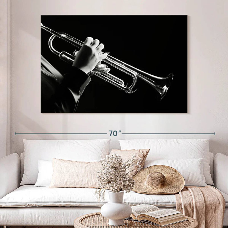 Abarca Jazz Trompette, H 34 po x l 51 po