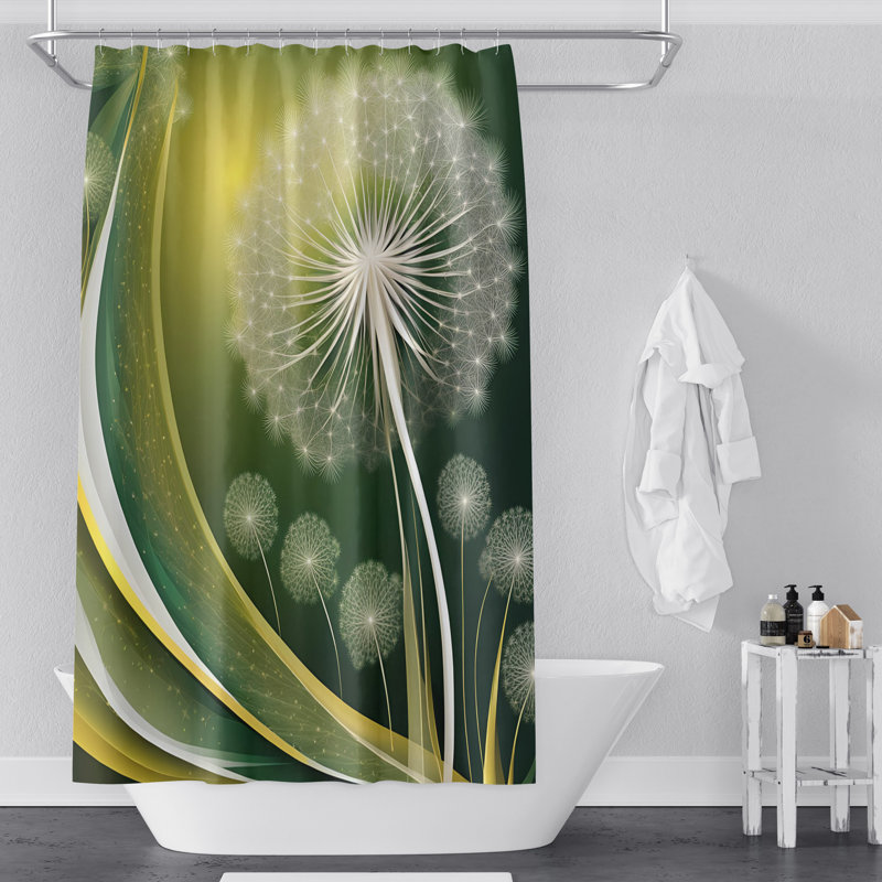 Rideau de douche Floral, H 72 po x l 70 po