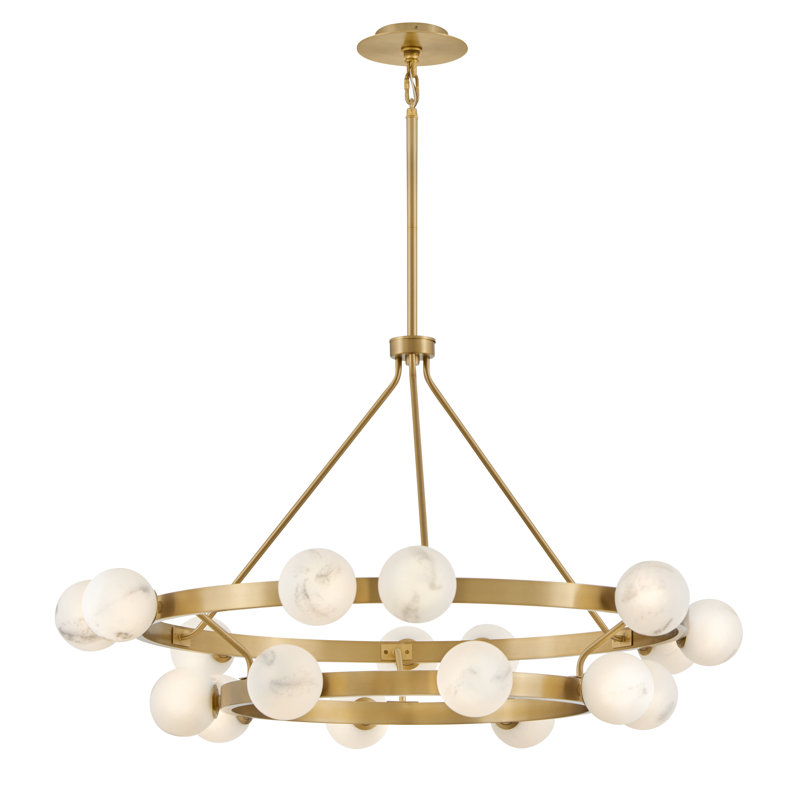 Selene 18 - Light Wagon Wheel Chandelier