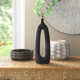 Contemporary Ceramic Abstract Cut-Out Vase