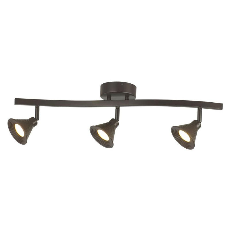 26'' 3 -Light Fixed Track Track Kit with Dimmable and Adjustable Head