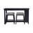 Latour Counter Height Dining Table Set w/ Upholstered Stools-762441248-759644892